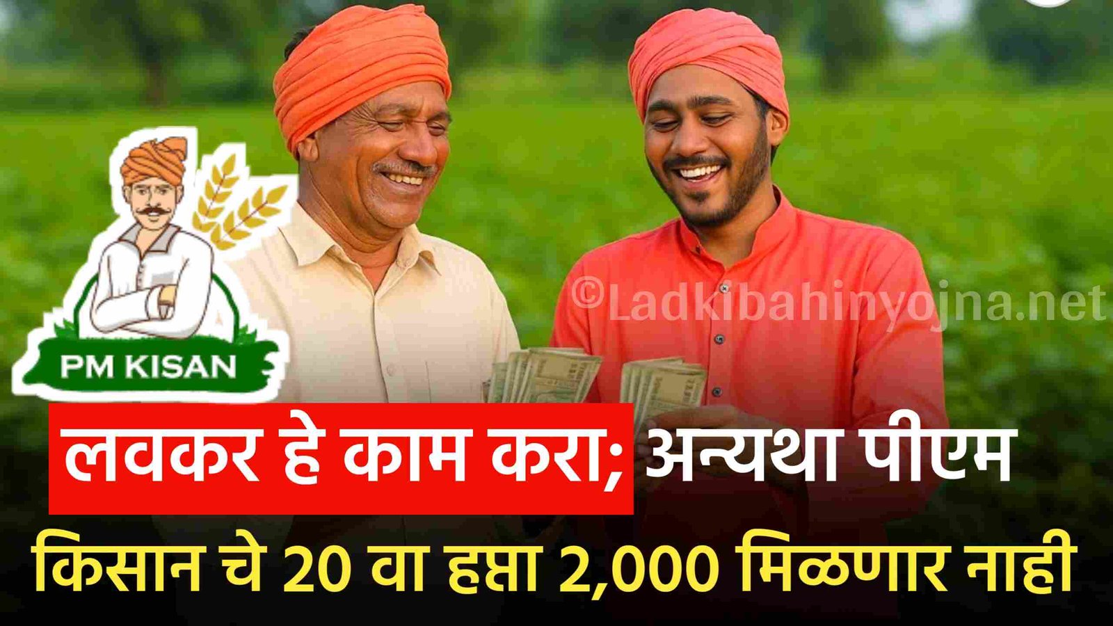 PM Kisan Yojana 20 th Installment: लवकर हे काम करा; अन्यथा पी एम किसान योजनेचा पुढील हप्ता मिळणार नाही